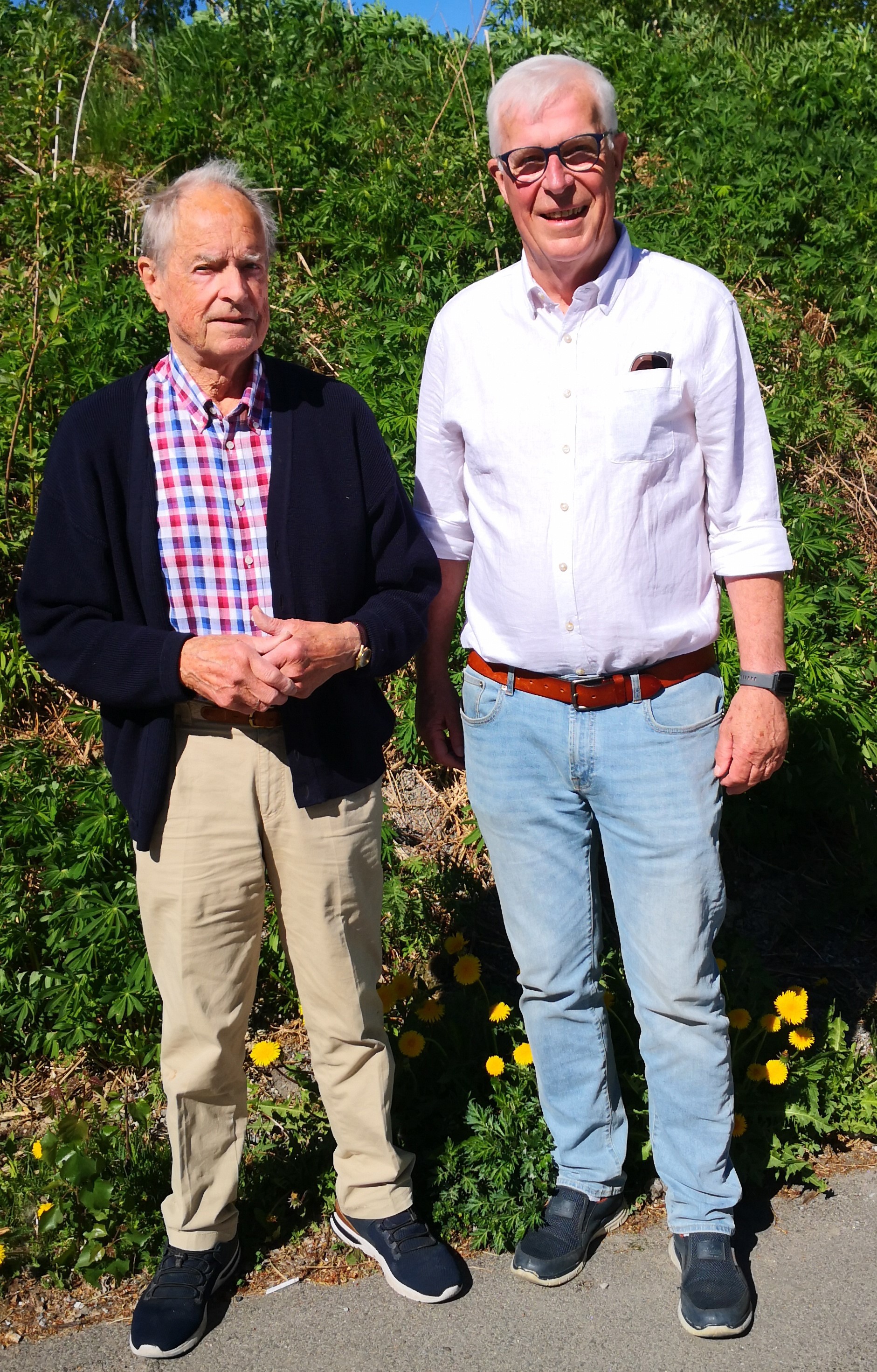 Olaf Aspen på besøk.